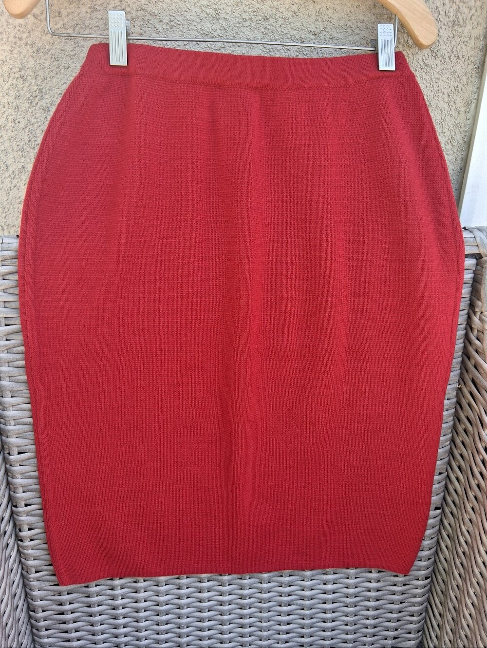 Courreges Knit Pencil Skirt